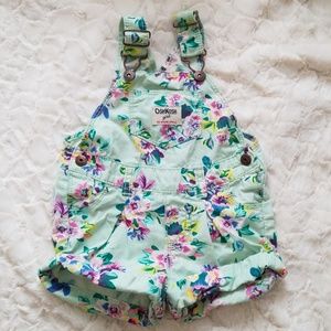 Oshkosh Floral Overalls